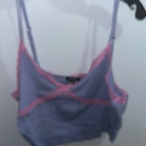 Wild Fable Lavender Bra with Pink Lace